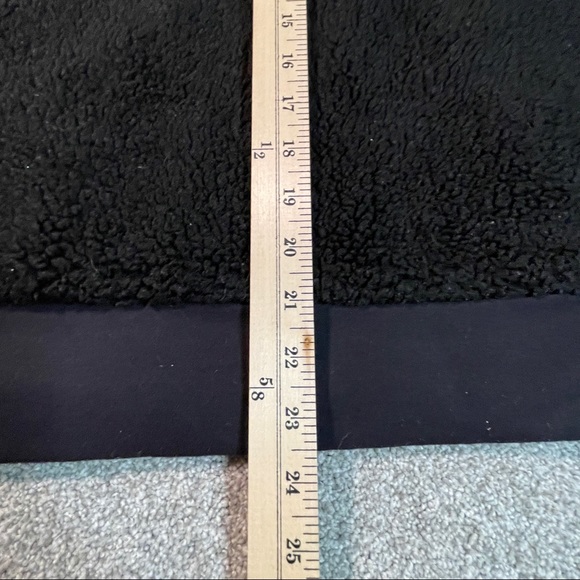 ATHLETA Range Sherpa Full Zip Up Zip Side Pockets Black Fleece Jacket Size XS - Picture 6 of 8